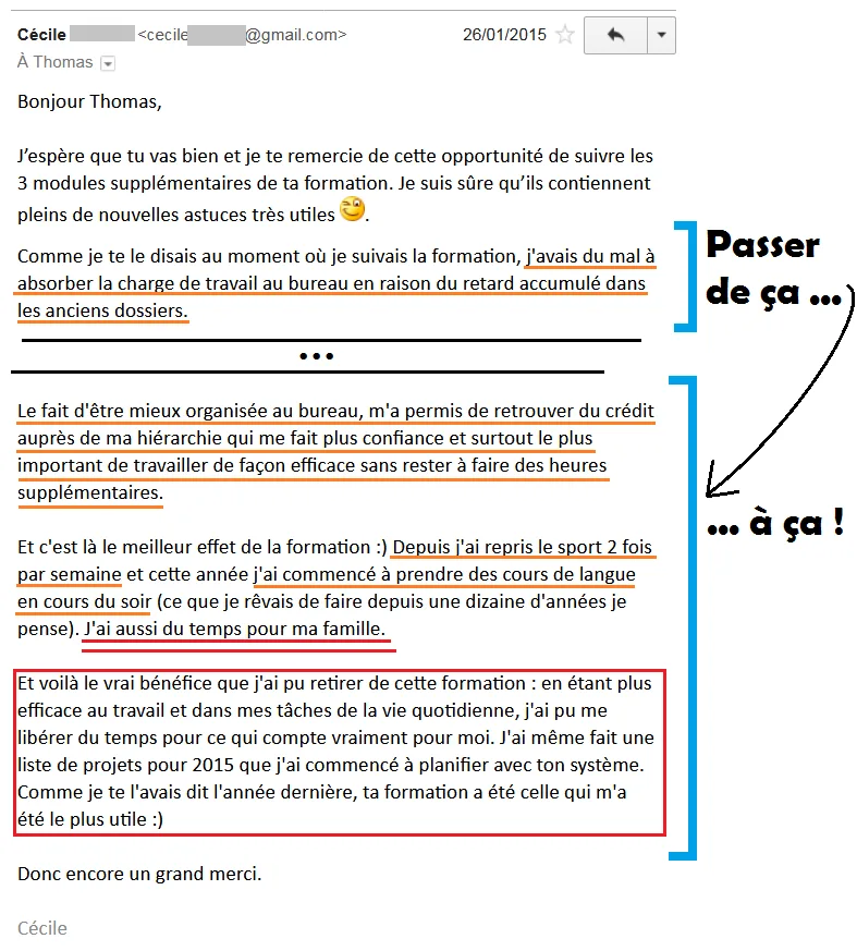 Cécile + de temps