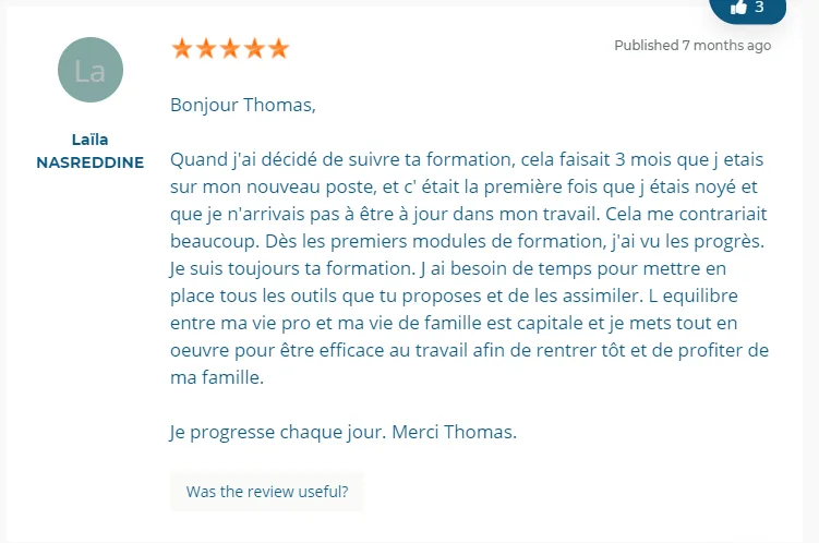 exemple témoignage